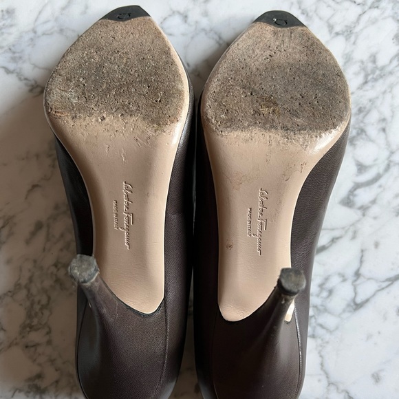 Authentic Salvatore Ferragamo Heels with Pony Hair Details - Picture 3 of 9